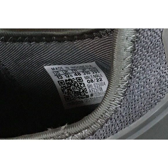 "Adidas NMD R1 Grey Scarlet Blue FZ5708 Men's 13 Excellent Used Boost Comfort" - Picture 8 of 13